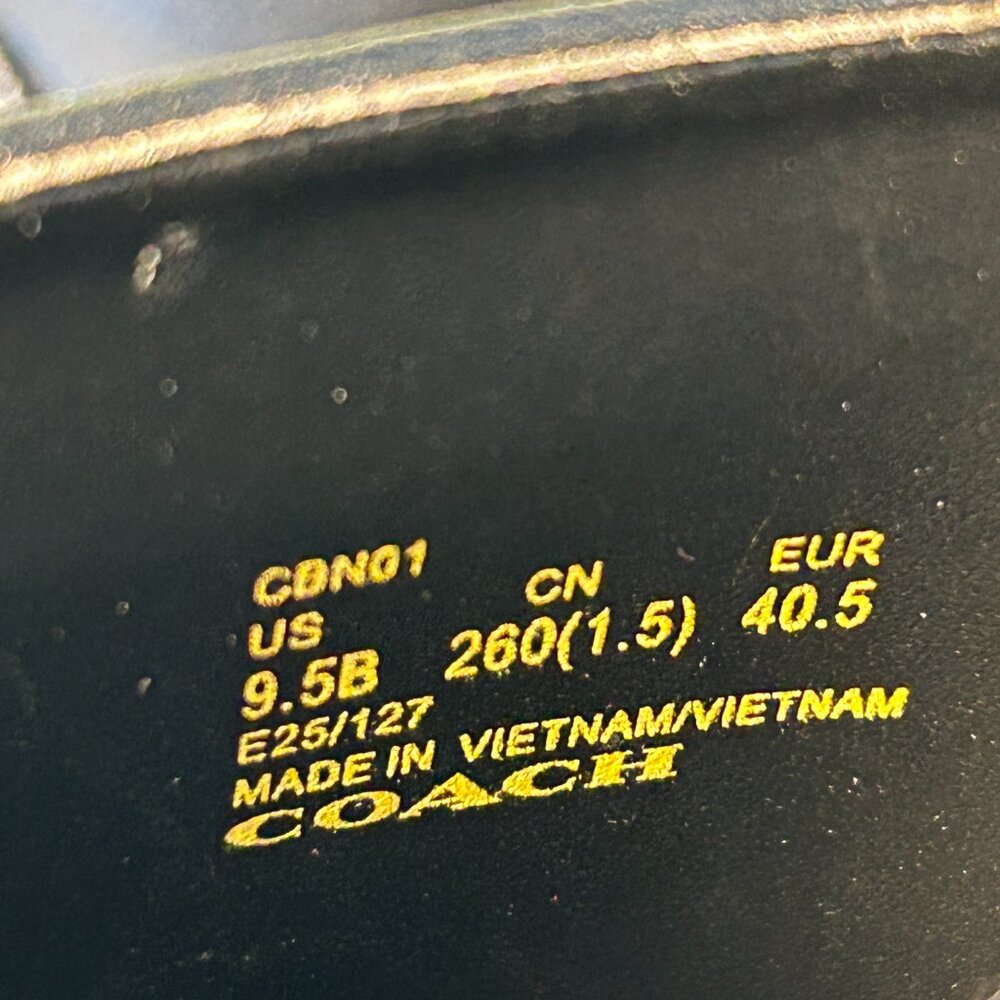 Coach Women's Leather Kitten Heel Bootie - Picture 10 of 15